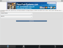 Tablet Screenshot of fass-fuel-systems.com